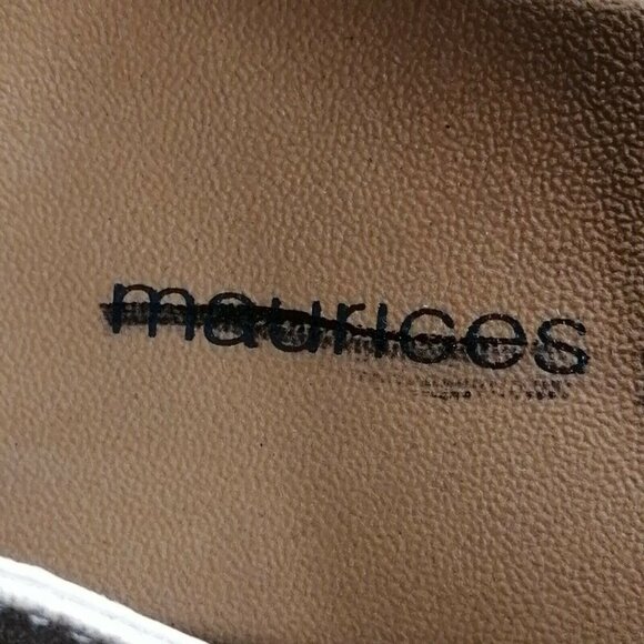 Maurices Womens Felicity Wedge Heel Ankle Strap Sandal Cushioned Gold Sz 9 - Picture 8 of 9